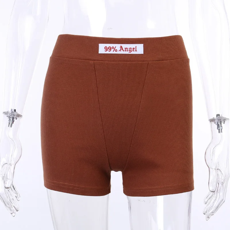 

Ribbing Shorts Women Casual Biker Woman Shorts 2020 Harajuku High Waist Short Pants Womens Summer Slim Elasticity Booty Shorts