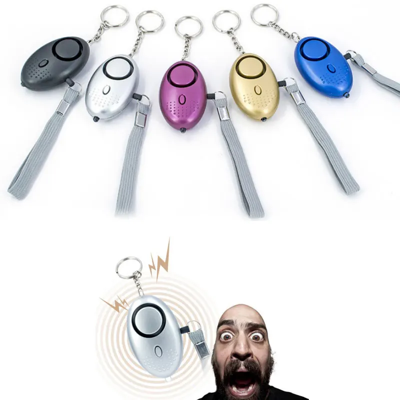

120dB Self Defense Alarm Egg Shape Girl Women Security Protect Alert Personal Safety Scream Loud Keychain Emergency DefenseAlarm