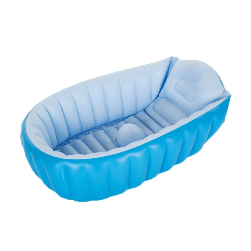 

Baby Inflatable Bathtub Thicken Newborn Baby Products Bathtub Foldable Sit and Lying Baby Bathtub
