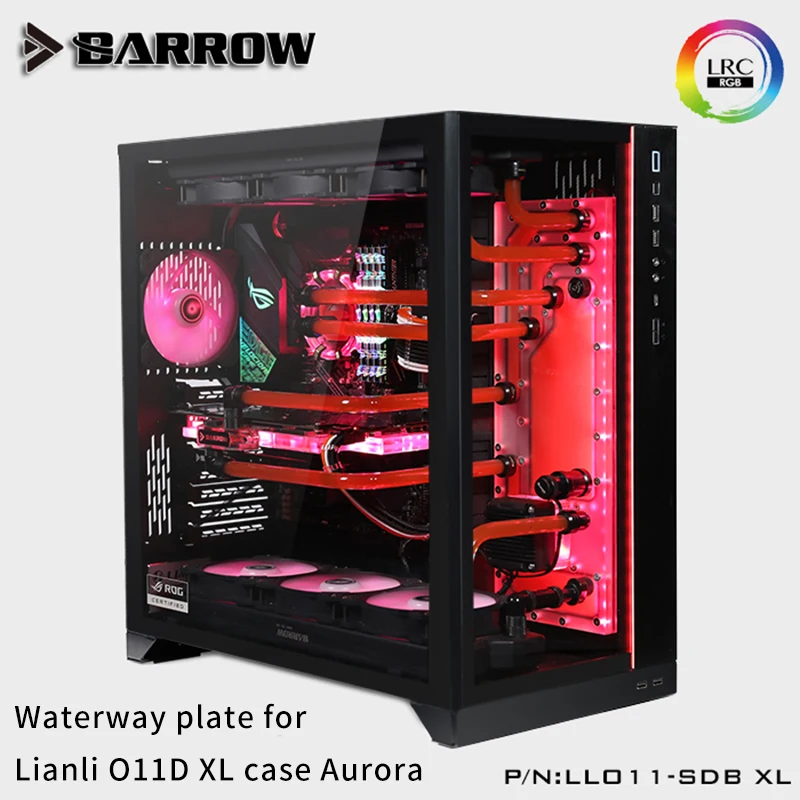 

Barrow LLO11-SDB XL LRC 2,0 Waterway Plate для Lianli O11D XL чехол Aurora для ПК Intel CPU Water Block, сборка с одним графическим процессором