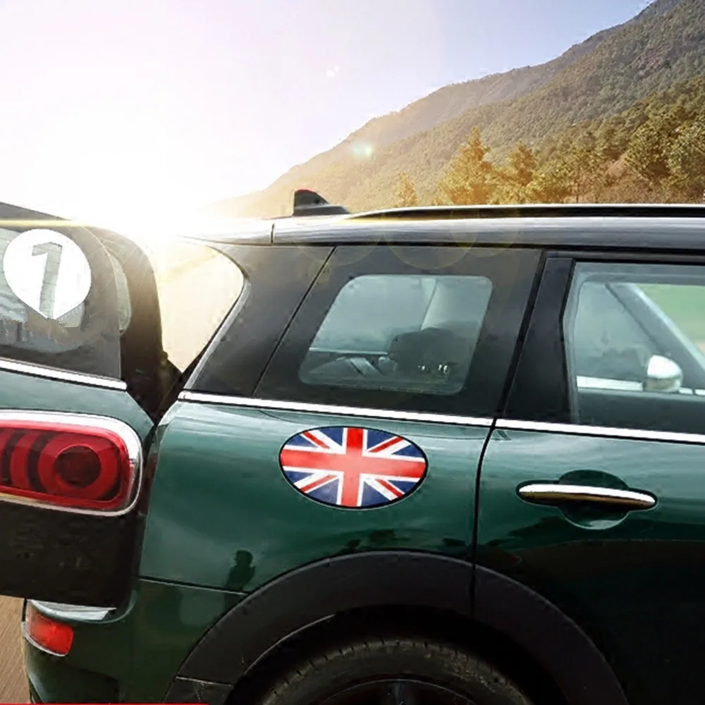 Декоративная наклейка на крышку топливного бака из АБС пластика Union Jack для Mini Cooper