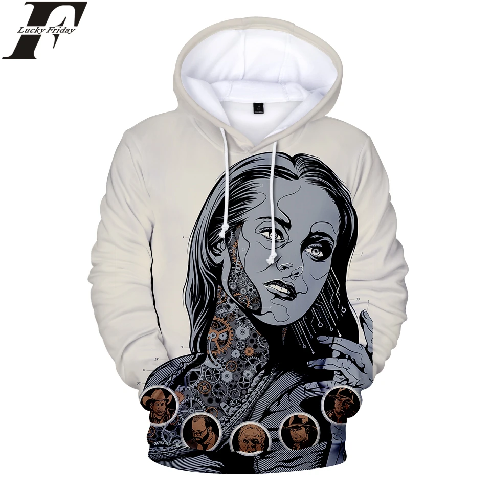

Cool Trendy Popular WEST WORLD Character 3d Print Hoodies Sweatshirt Male Female Fashion Simple Style Hoodies Clothes