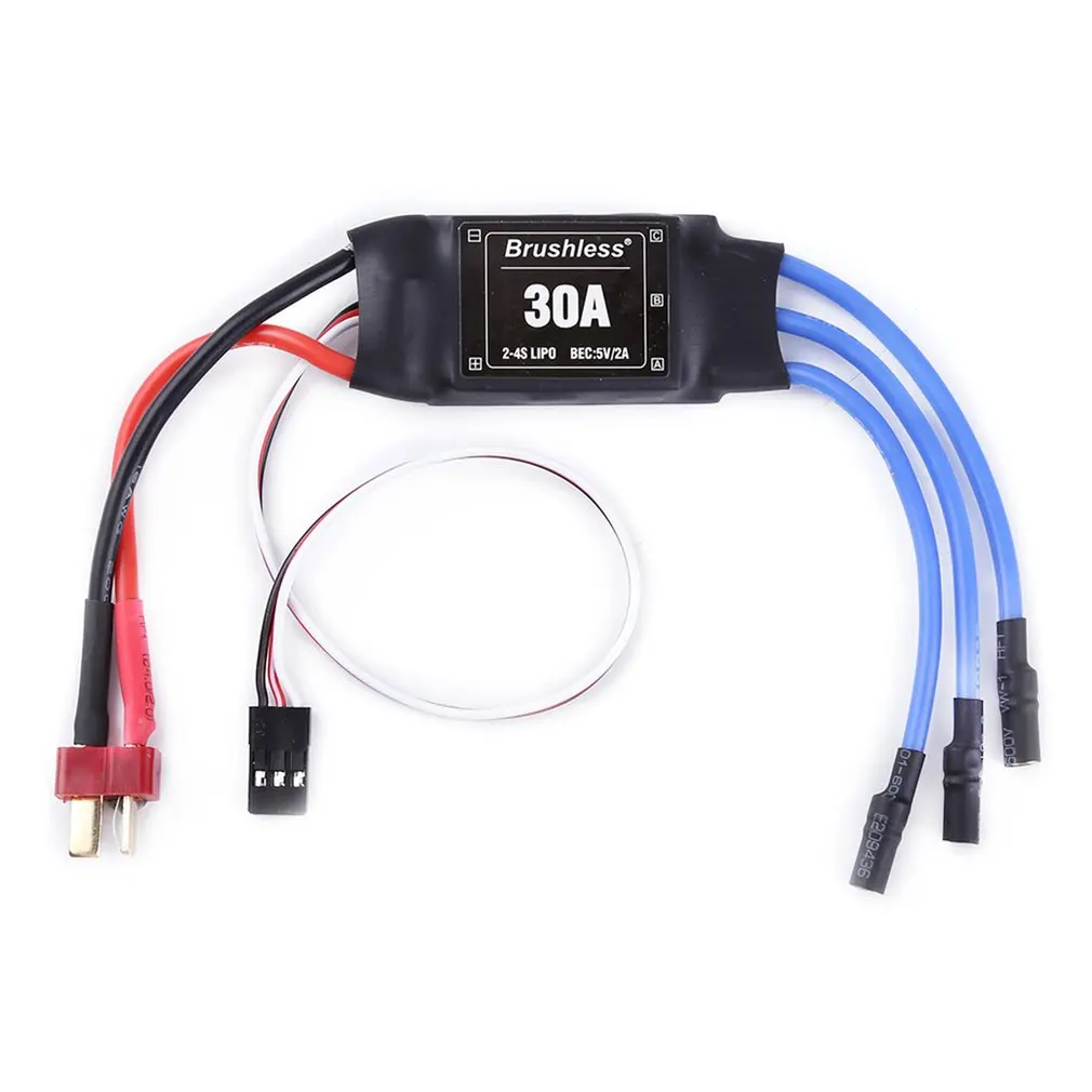 Регулятор скорости бесщеточного двигателя XXD 30A 2 4S ESC RC BEC T Plug 450 V2 вертолетная