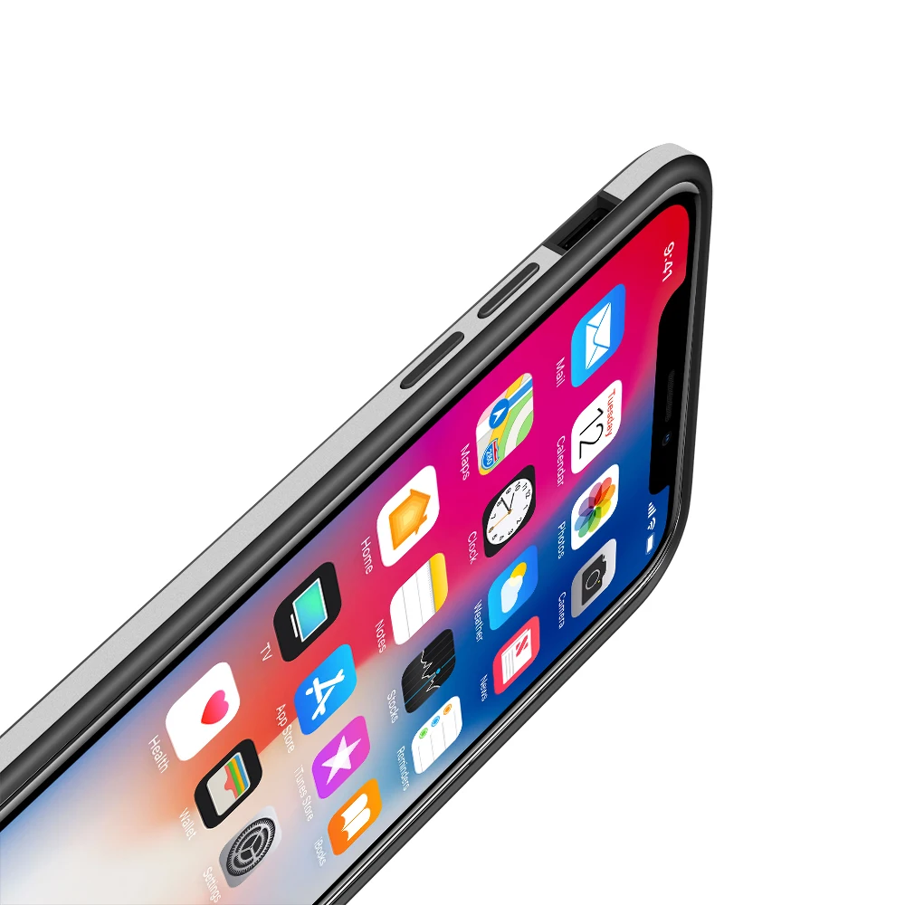 Чехол для iPhone XR 11Pro металлический бампер задняя крышка из закаленного стекла