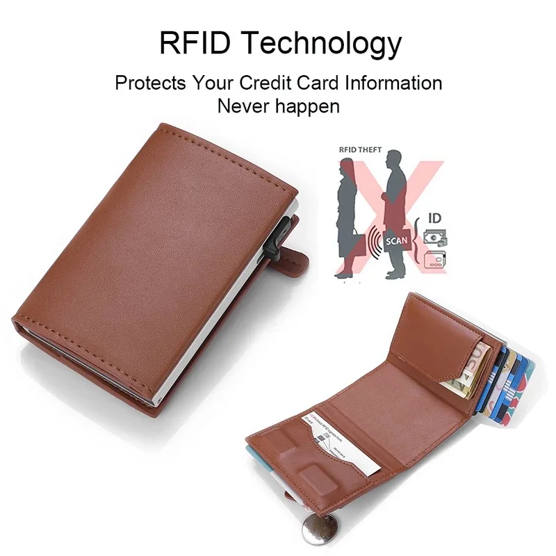 2020 мужской кошелек на молнии с отделением для карт Rfid денег черный короткий