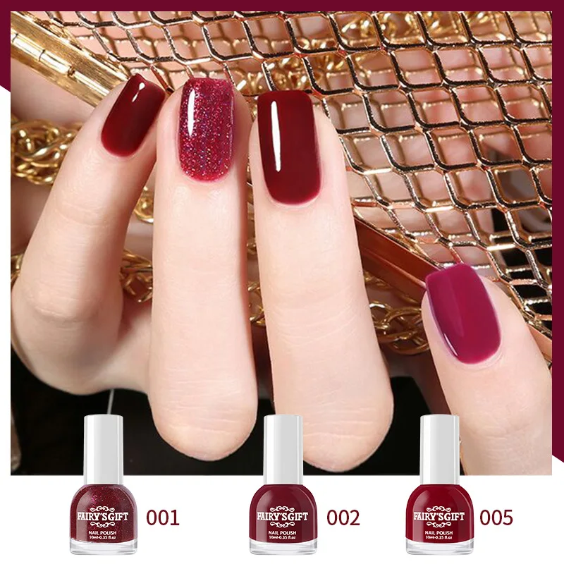 

Nail Polish Spring and Summer New Free Baking Quick-drying Nail Polish Transparent Non-peelable Sequined Nail Polish