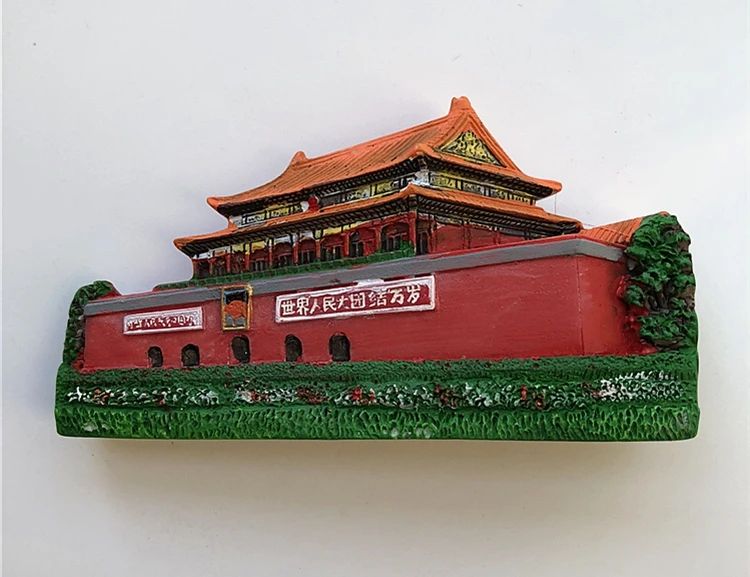 Пекин, Китай, птичье гнездо Hutong Великая стена храма неба магниты на холодильник туристические сувениры холодильник магнитная наклейка - Цвет: 012