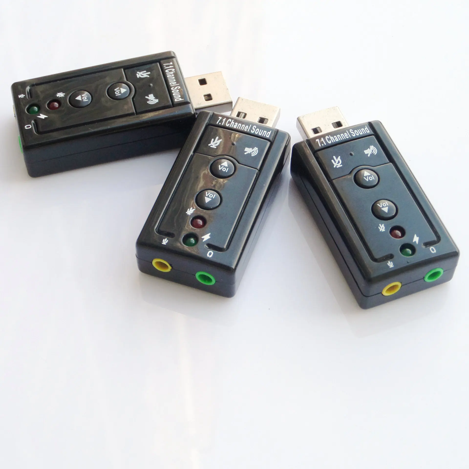 Мини-usb 2,0 3D Virtuelle 12 Мбит/с Внешний 7,1 канал аудио адаптер для карт сон карт сын аудио адаптер портативный мини-usb