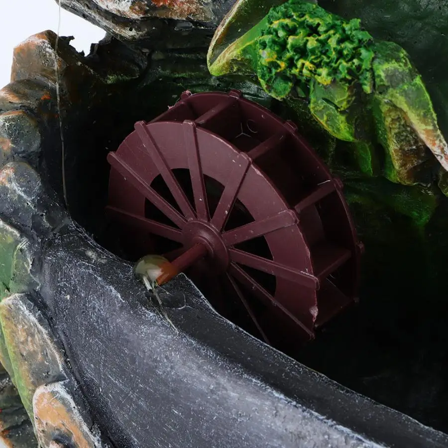 Винтажный настольный фонтан из смолы имитация рокерного декора светильник