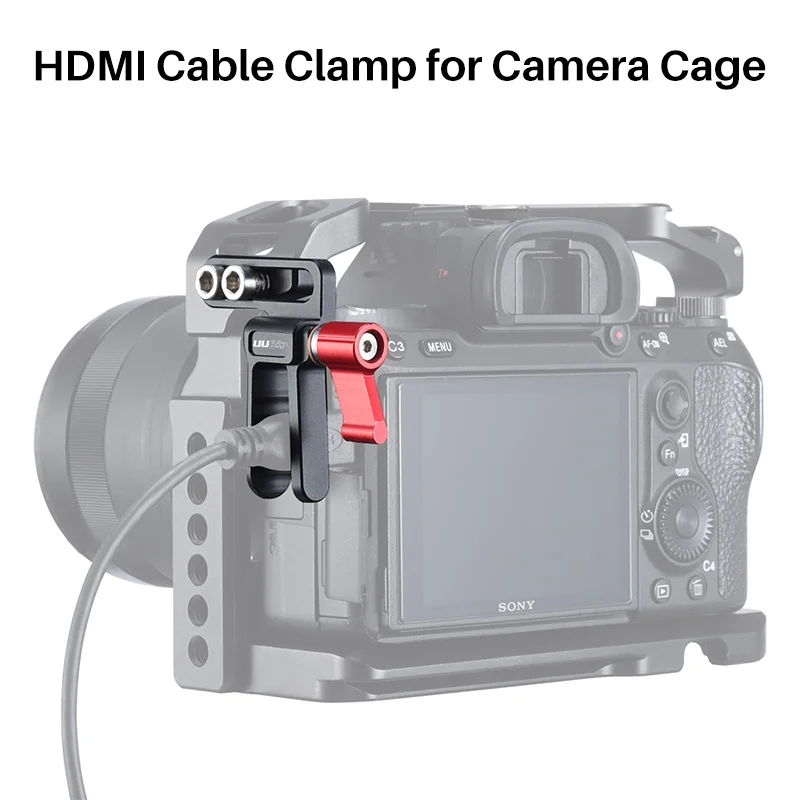 Универсальный зажим для кабеля HDMI UURig R068 камеры Sony A72 A73 | Электроника