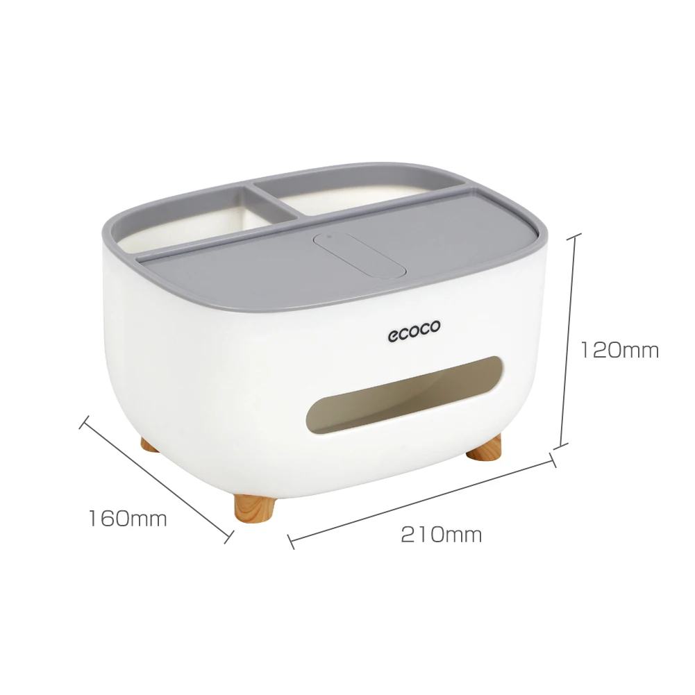 

Home Tissue Box Desktop Organizer Kitchen Napkin Storage Container Living Room Remote Control for Home Office Tissue Holder