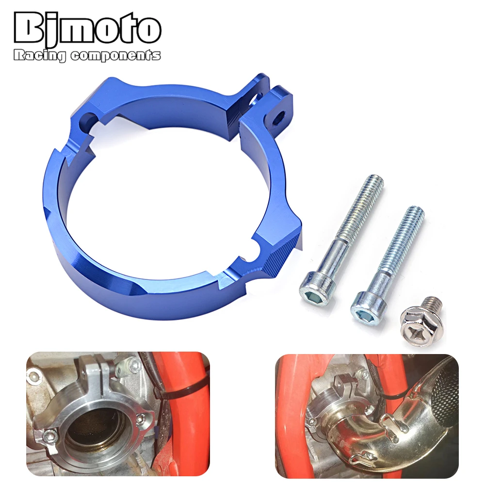 

Motorcycle CNC Aluminum Exhaust Muffler Pipe Clamp Adaptation Flange For SX250 EXC250 EXC300 2017-2018 For Husqvarna TE310I