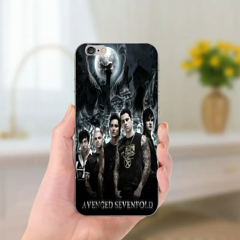 Avenged Sevenfold Чехлы для мобильных телефонов iPhone 8 7 6 6S Plus X 5 5S SE 5C 4 Coque Shell Funda Мягкий