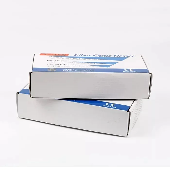 HTB-GS-03 A/B Gigabit Fiber Optical Media Converter 1000Mbps Single Mode Single SC Port 20KM External Power Supply