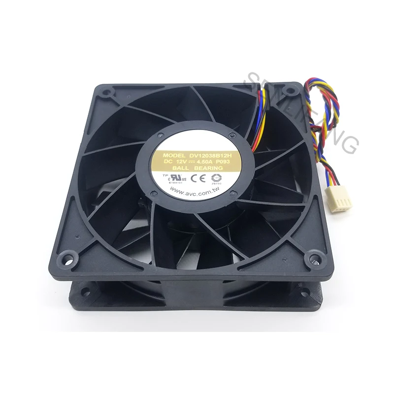 Двухшариковый усилитель постоянного тока для DV12038B12H охлаждающий вентилятор 12 В