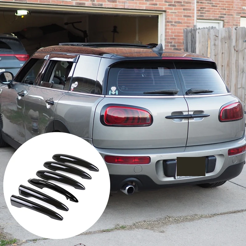 

6Pcs Car Door Handle Cover for BMW Mini Cooper F54 Countryman Gloss Black Door Handle Cover Trim
