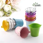 Металлическое ведро, свадебное украшение, коробка для конфет, цветочный горшок, декор для стола, украшение для дня рождения, детские товары для будущей мамы