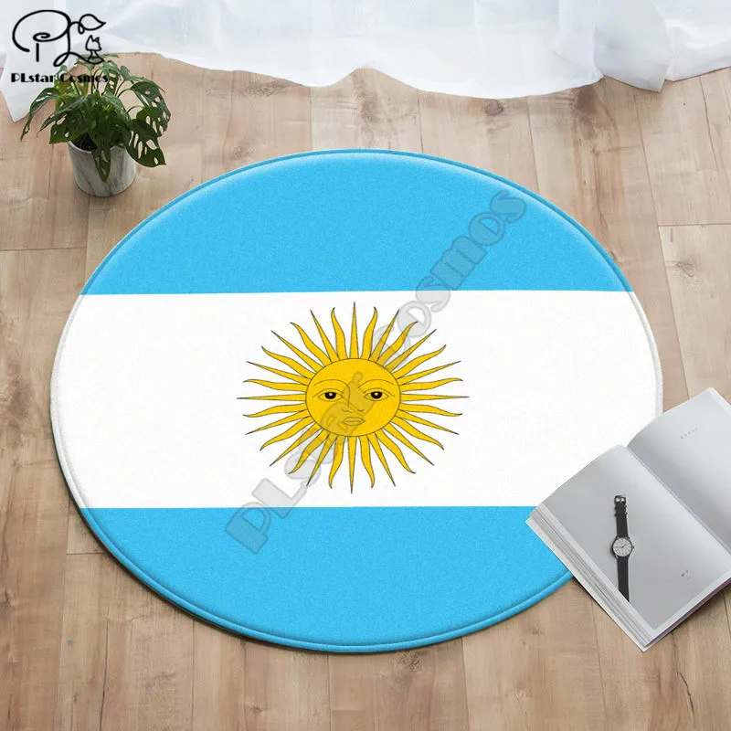 

National flag pattern carpet Square Anti-Skid Area Floor Mat 3D Rug Non-slip Mat Dining Room Living Room Soft Bedroom Carpet