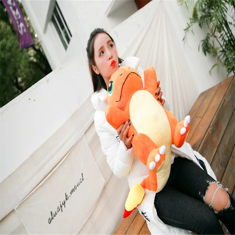 

60cm 1kg Charmander Big Cotton Plush Oft Ex Gx Mega Doll Toy for Kids Xmas Gift
