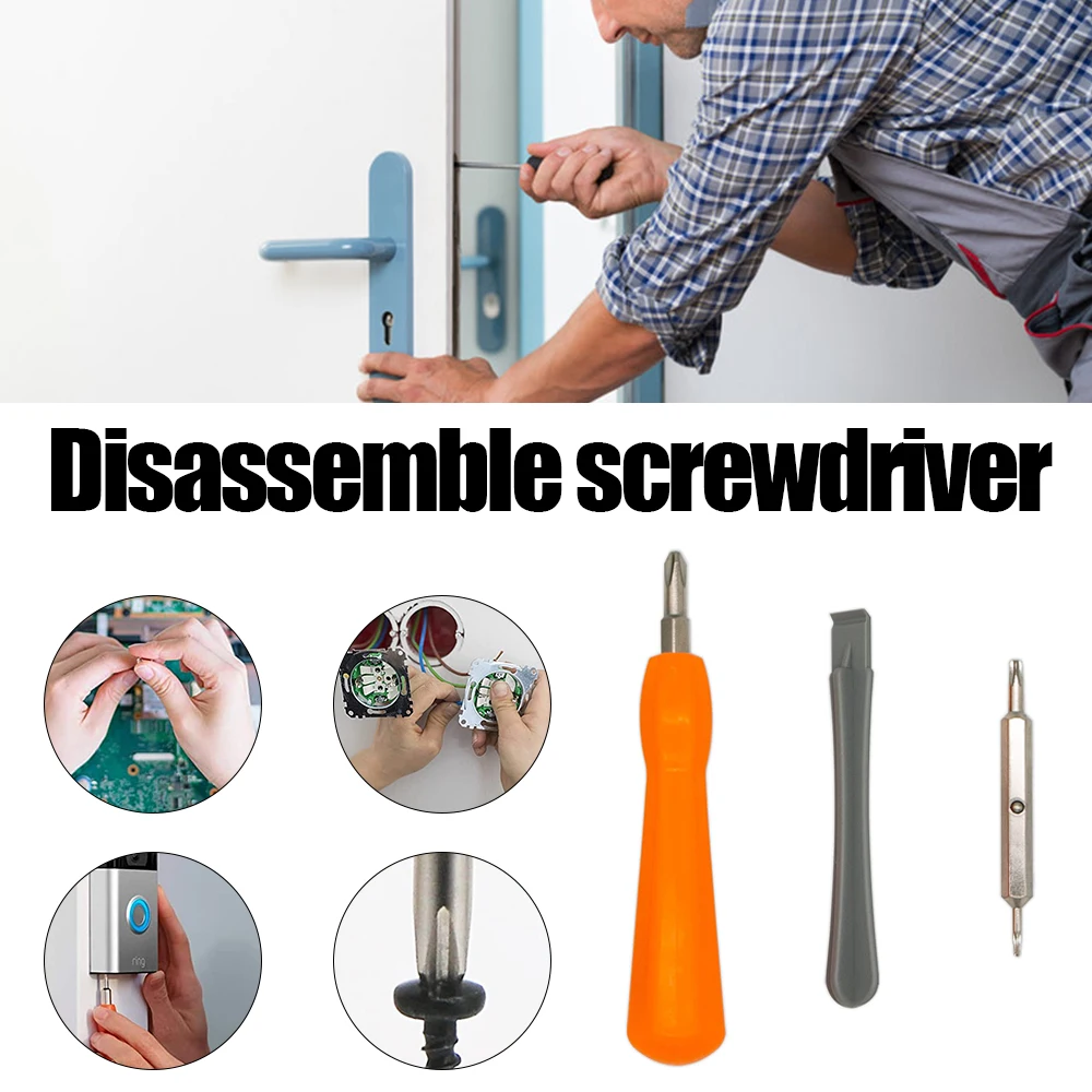 

Ring Doorbell Screwdriver Kit Set Double-End Screwdriver Kit For Ring Doorbell Battery Change Wifi Password Reset Access