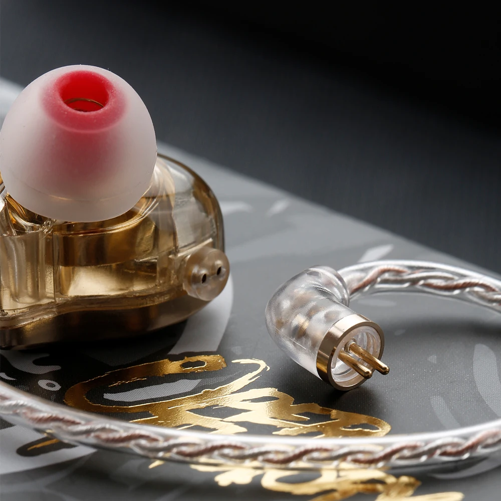 Уизер OM3 Hi Fi 2Pin съемные наушники с глубоким басом вкладыши динамическими