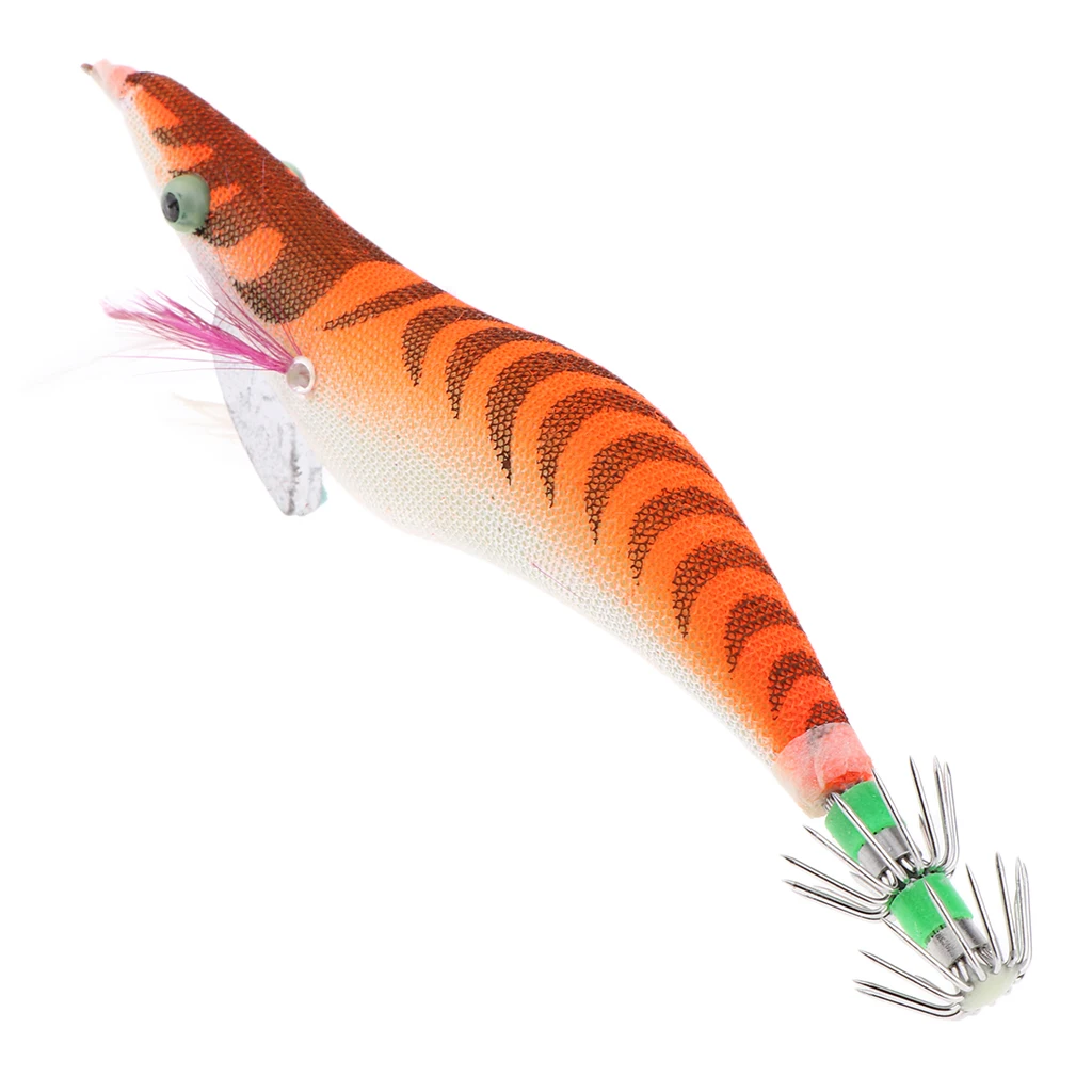 

Luminous Tial Squid Jigs Shrimps Prawn Lures for Cuttlefish Octopus Fishing