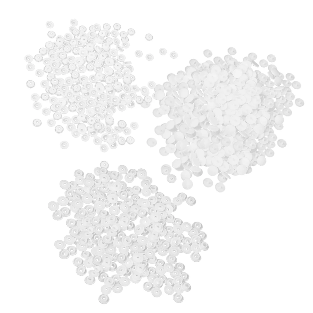 300 комплекты T5 прозрачный смолы кнопки пластиковые оснастки крепеж 12 4 мм для