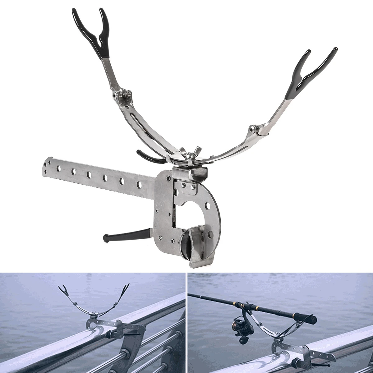 Портативная Складная удочка из нержавеющей стали подставка в форме когтя