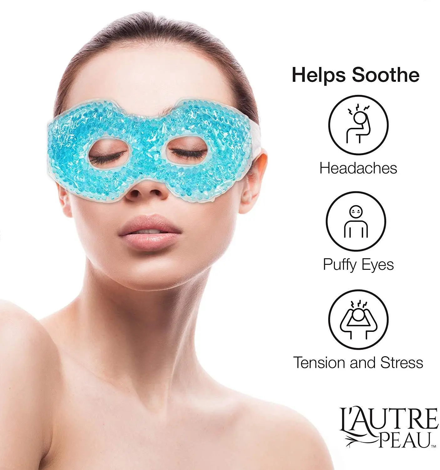 2 шт. в наборе охлаждающая гелевая маска для глаз горячая холодная терапия Уход за