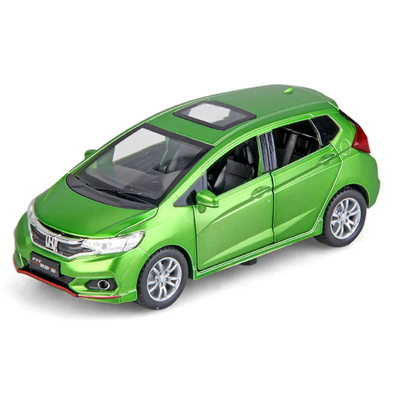 Горячая Распродажа 4 цвета 1:32 Honda Fit металлический сплав модель автомобиля