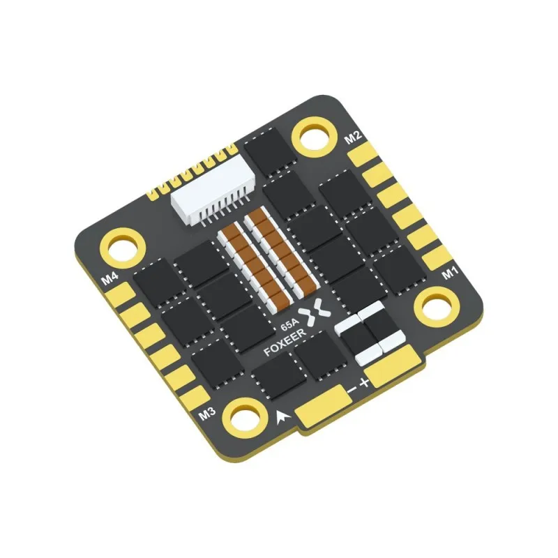 Foxeer Reaper Mini 4 в 1 45A 60A 65A BLheli32 3-6S 3-8S DSHOT1200 бесщеточный ESC для радиоуправляемых FPV