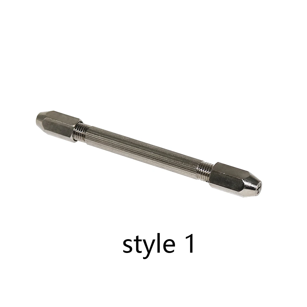 style 1 Ювелирная оправка Двусторонняя булавка для Goldsmith лапидарные инструменты, инструменты для изготовления ювелирных изделий, ремесленные часы ручной инструмент двойной конец с цангами - Цвет: style 1
