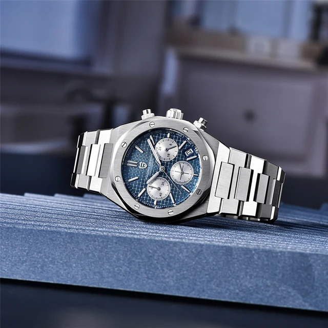 2022 New PAGANI Design Men's Quartz Watches Sapphire Stainless Steel Chronograph 200m Waterproof Sports Watche Reloj Hombre 5