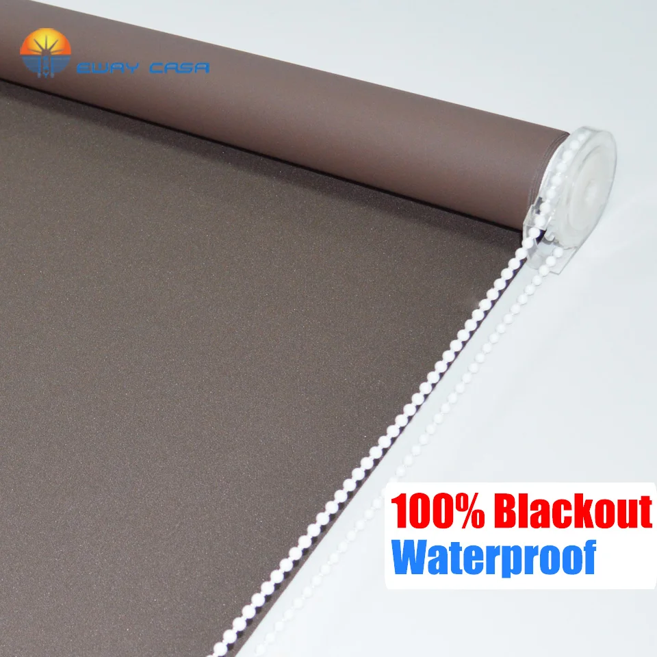 EWAY CASA водонепроницаемые индивидуальные жалюзи с УФ блокировкой 100% затемненная