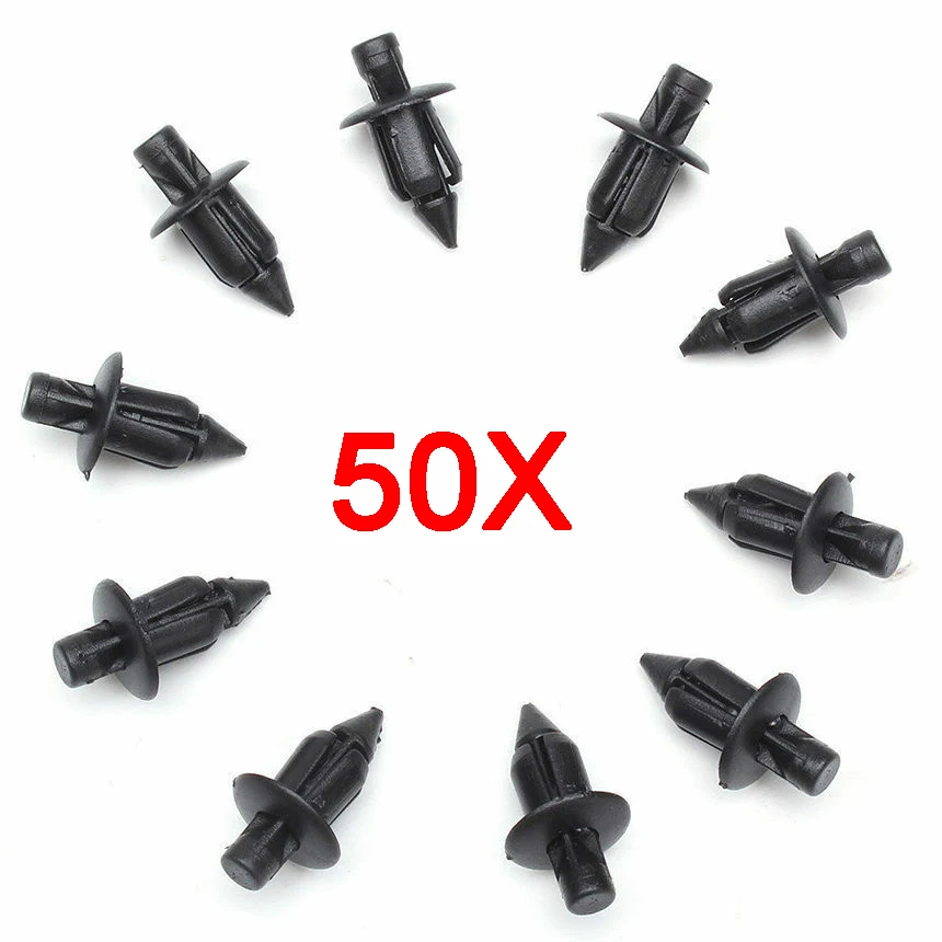 

50PCS 8mm Push Type Rivet Fixing Clips Auto Inner Village Board Fender Plastic Fastener Clip Universal 09409-08308 P09
