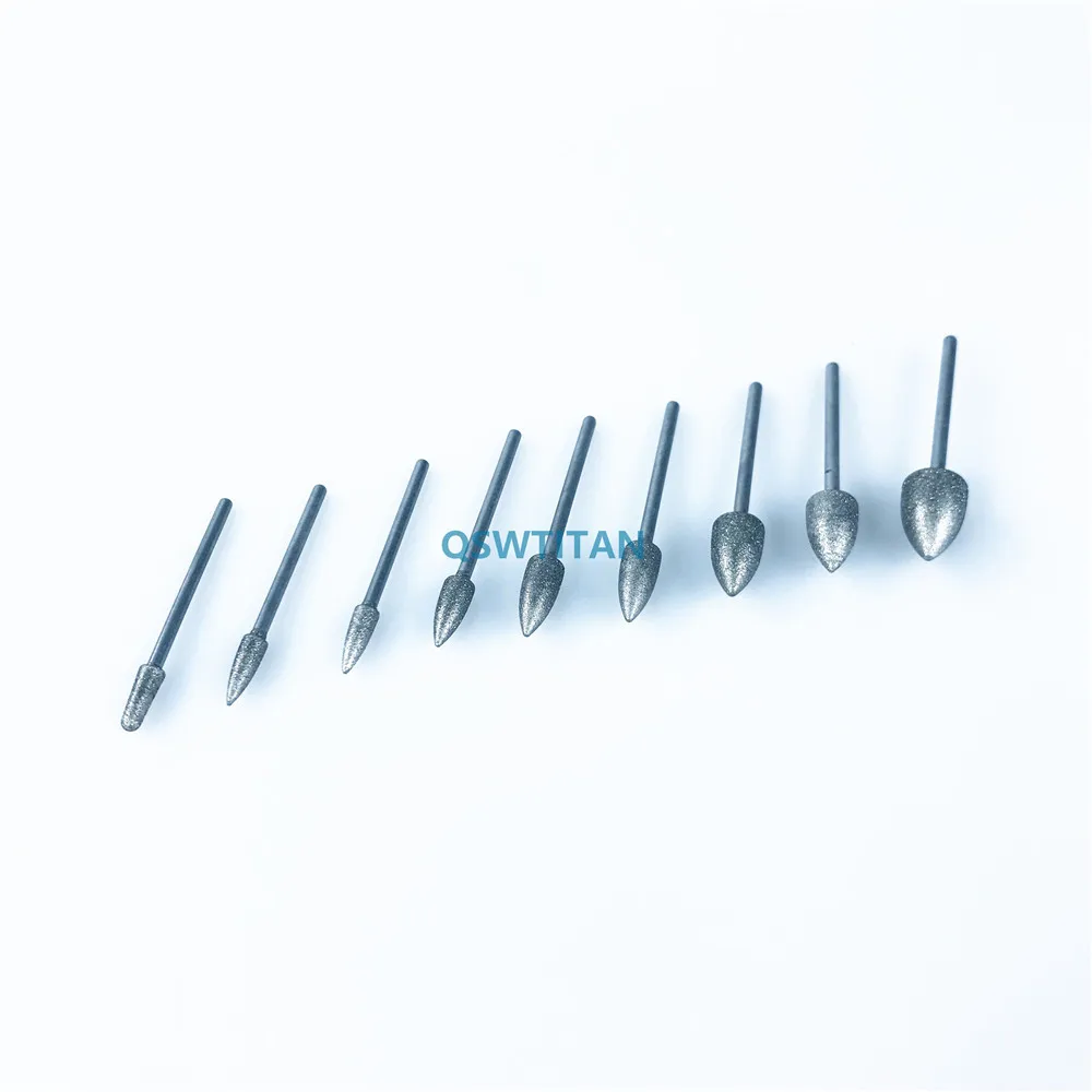 20pcs Dental Polishing 2.35mm Diamond Burs technician polishing tool|Стомотологические сверла и щетки| |