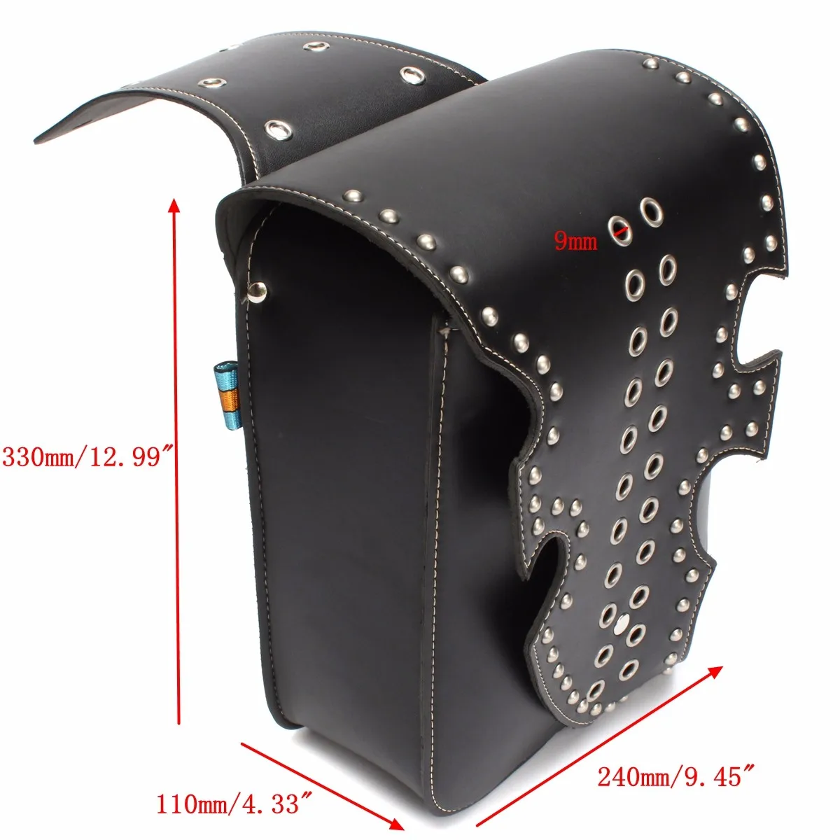 

Pair Motorcycle Cafe Racer Saddle Bags PU Leather Side Tool Bags Luggage Storage Pouch Motocross Scooter Saddlebags Universal