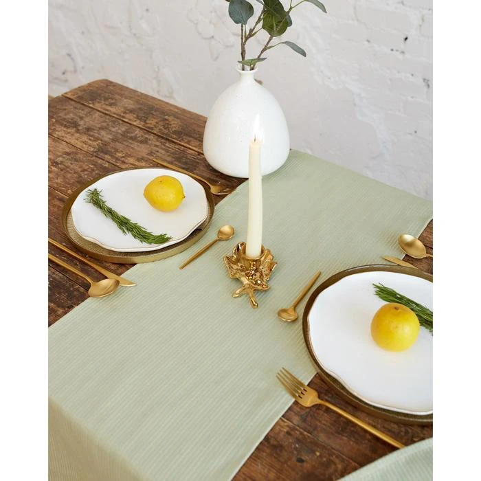 Path Ethel 130x35 cm col. green 60 chl 40 pe 370 g/m2 Room decor For wall decorations canvas Home goods comfort kitchen products Textile Garden