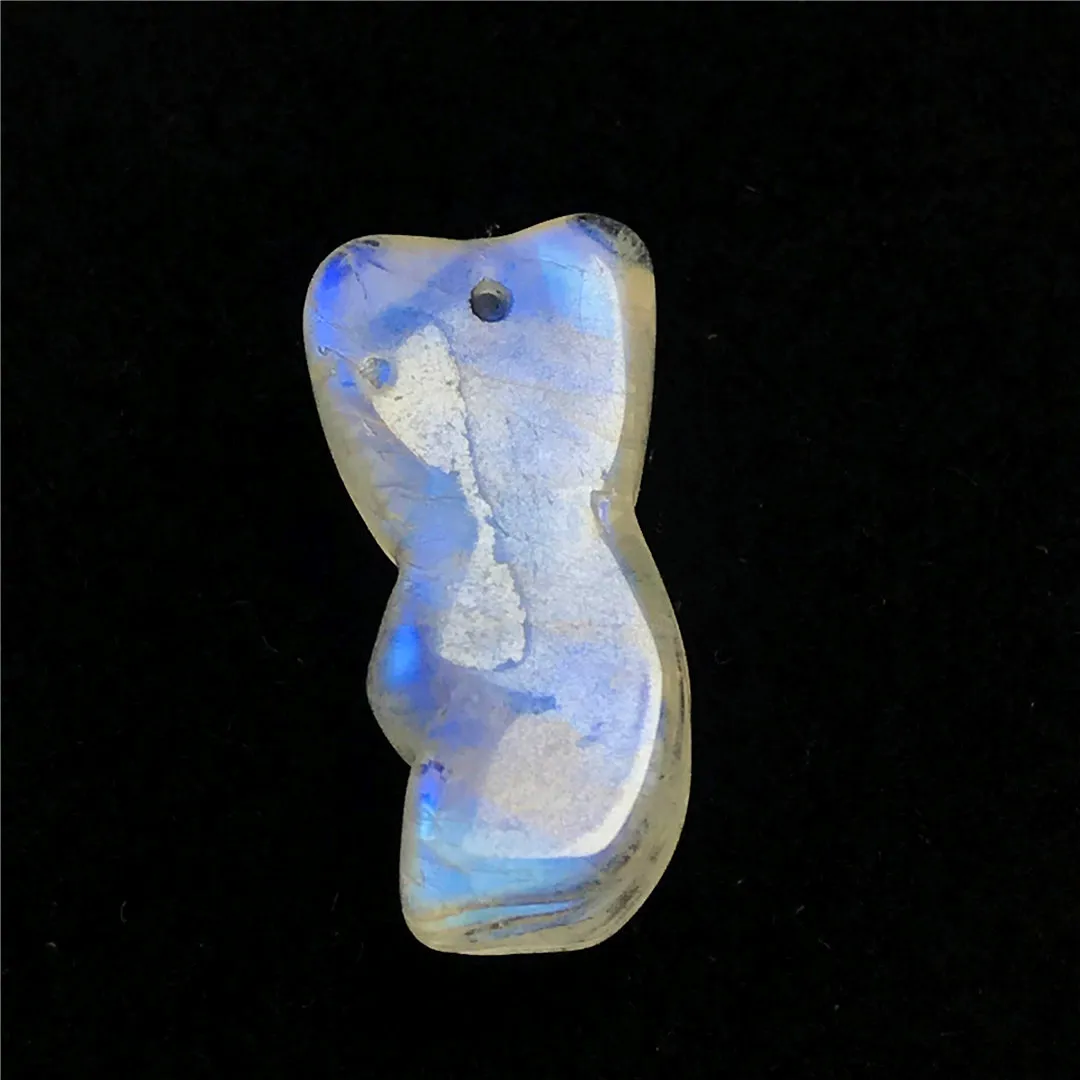 Подвеска из натурального лунного камня для мужчин и женщин резной кулон в виде