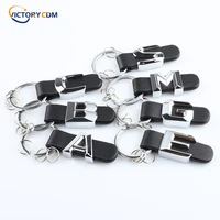 metal keychain leather key rings for mercedes benz w211 w124 w210 w212 w176 w168 w169 w245 w246 amg abcesmg class