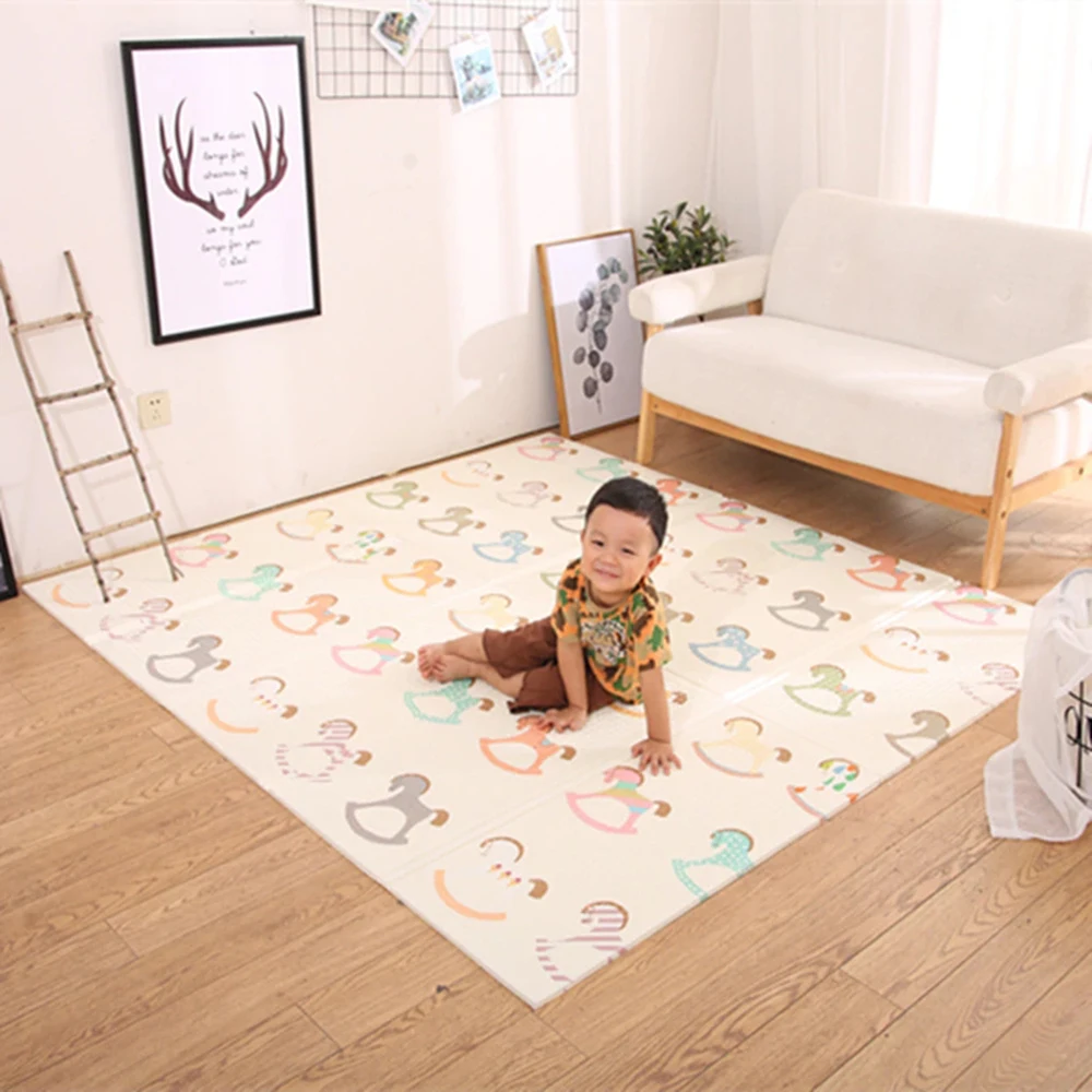 Складной детский игровой коврик складной ползающий XPE для детской комнаты
