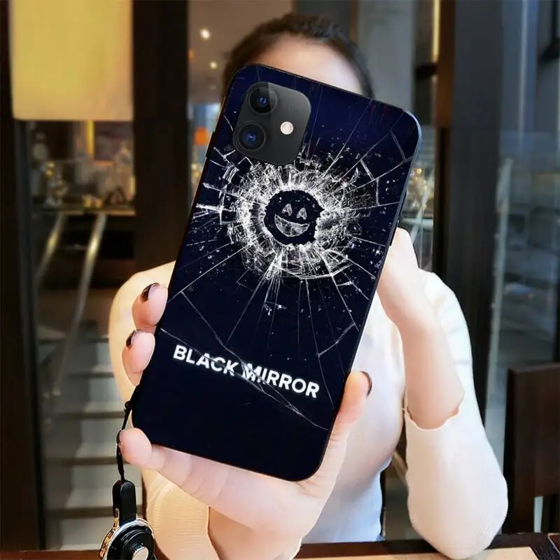 Черный зеркальный мягкий чехол NBDRUICAI для iPhone 11 pro XS MAX 8 7 6 6S Plus X 5S SE XR | Мобильные