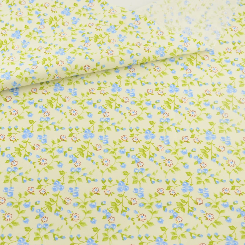 50x100cm Teramila Telas цветы Дизайн 50x100 см/шт лоскутное изделие из хлопчатобумажной ткани DIY одеяла домашний швейный материал ткань платье подушка для дома - Цвет: 50x100cm