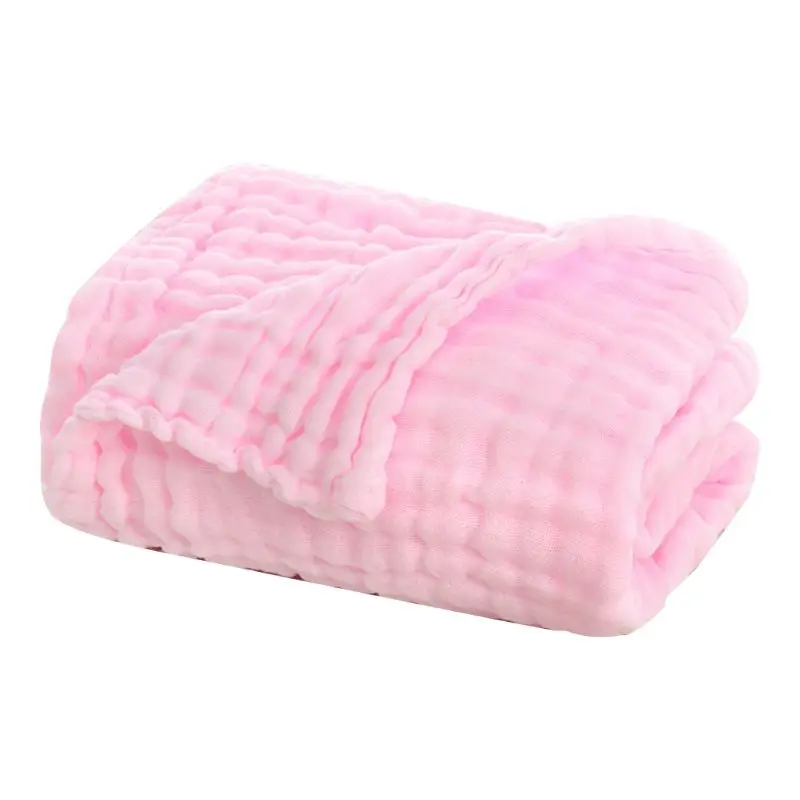 

Soft Breathable 6 Layers Gauze Baby Receiving Blanket Muslin Swaddle Wrap Towel T3LA