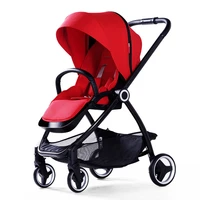 the new stroller cart two way high view umbrella cart light folding portable small childrens trolley