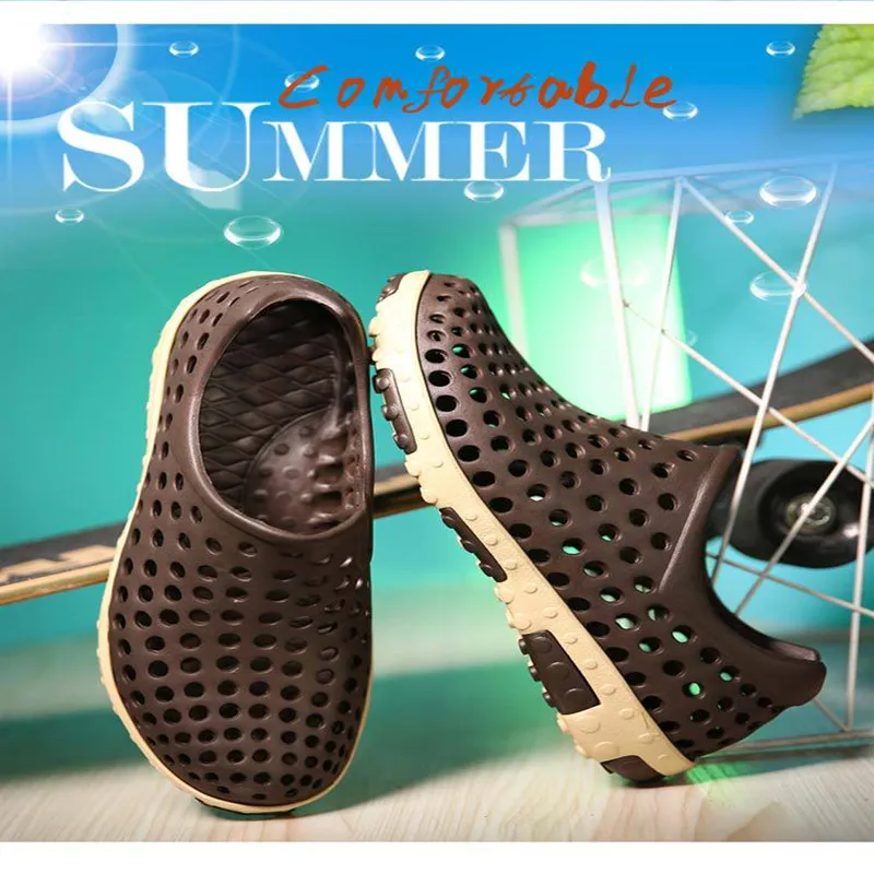 

Summer New Men and Women Breathable Leisure Sports Sandals Bird's Nest Hollow Hole Beach Shoes Parent-child Couple Garden Shoes