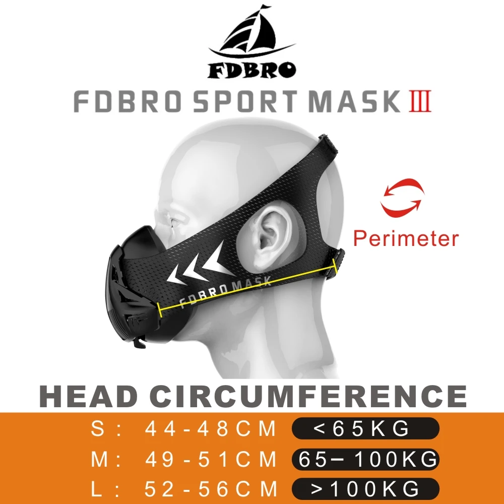 FDBRO спортивные маски для бега, спортивные маски для тренировок, тренажерного зала, тренировок, велоспорта, высокой высоты, спортивные маски 2,0