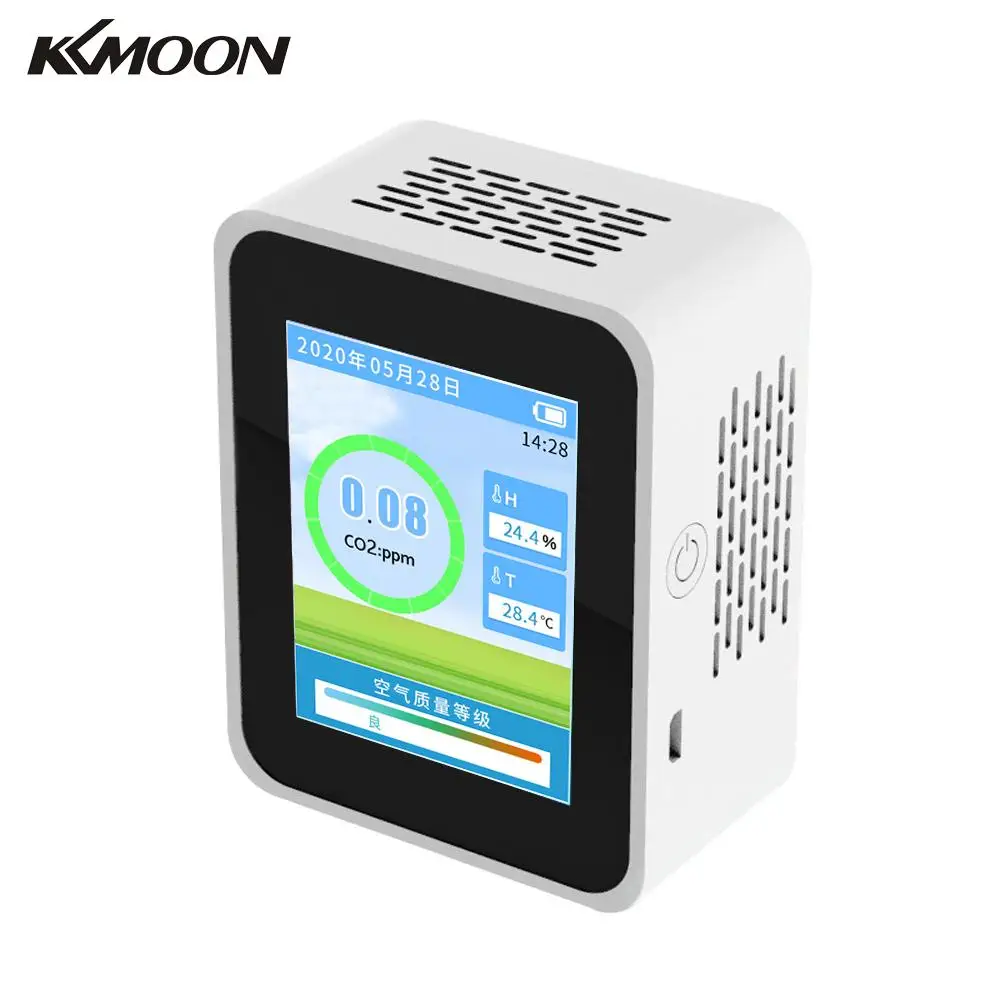 

KKMOON Household LCD Formaldehyde PM2.5 CO2 Gas Detector Analyzer Multifunctional Air Quality Monitor Air Pollution Monitor