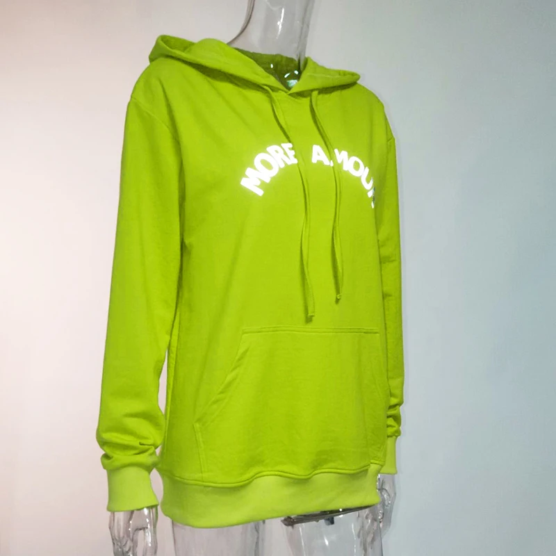 InstaHot с надписью Ptrinted Drawstring толстовки оверсайз Харадзюку хлопок Женская толстовка осень Wimter Повседневная Уличная куртка
