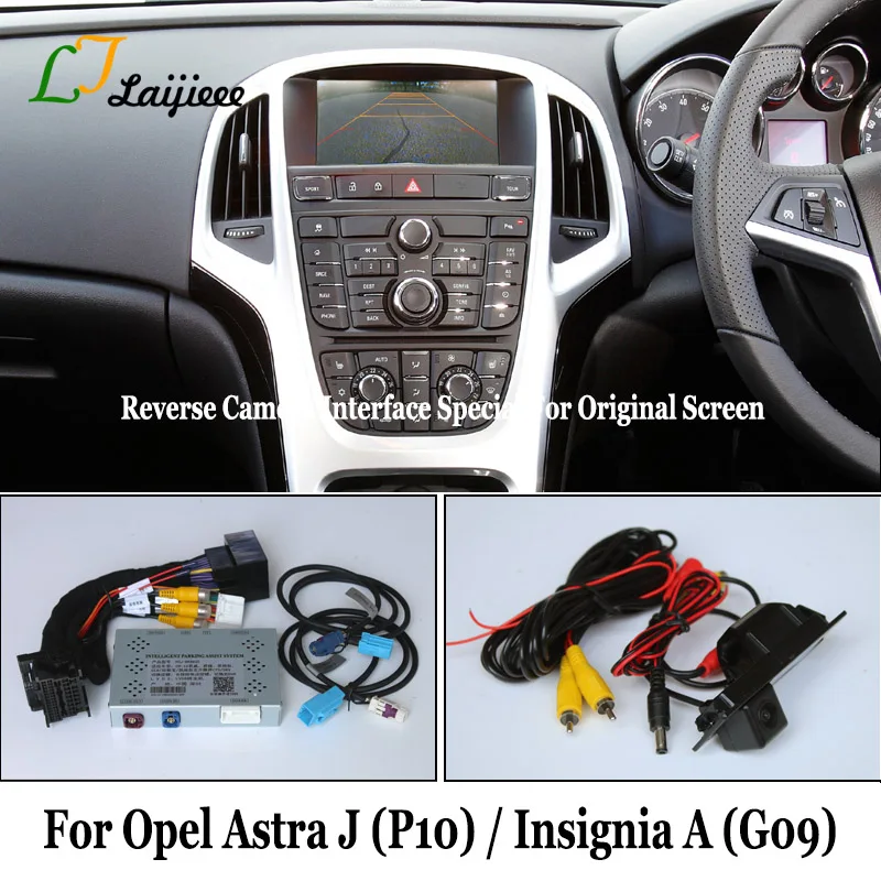 Комплект обратной камеры для Opel Astra J P10 Insignia A G09 оригинальный экран без